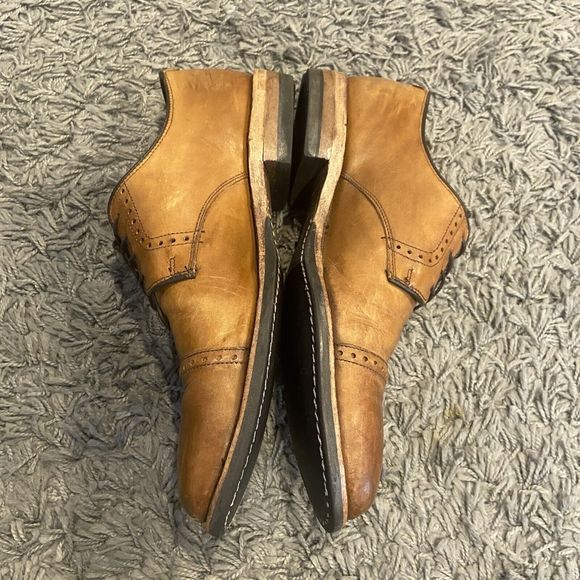 Allen Edmonds Clifton Walnut Brown Leather Cap Toe Oxfords Shoes Men’s 9.5 D main image 13